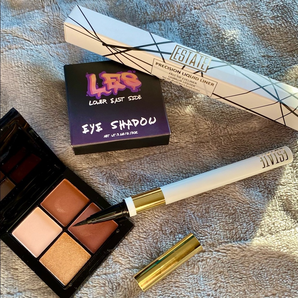 LOWER EAST SIDE EYESHADOW QUAD/ESTATE PRECISION LIQUID EYELINER